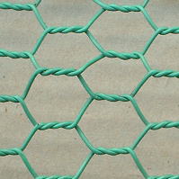ビニール亀甲金網の写真